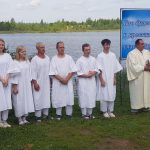 Крещение в боровичской церкви